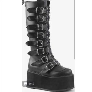Im selling my demonia boots! Gently worn.